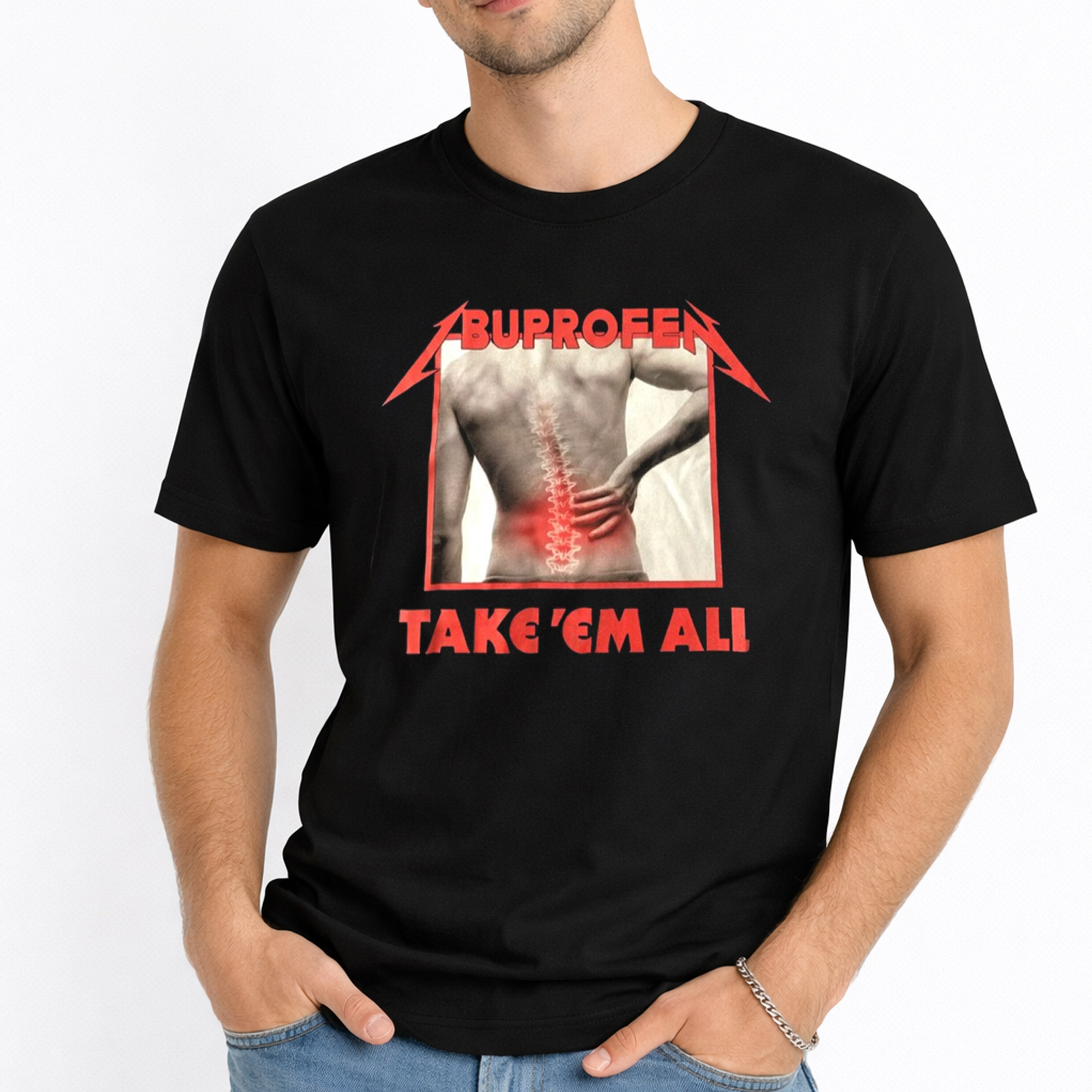 Ibuprofen Take Em All T-Shirt 1 Ibuprofen Take Em All T-Shirt