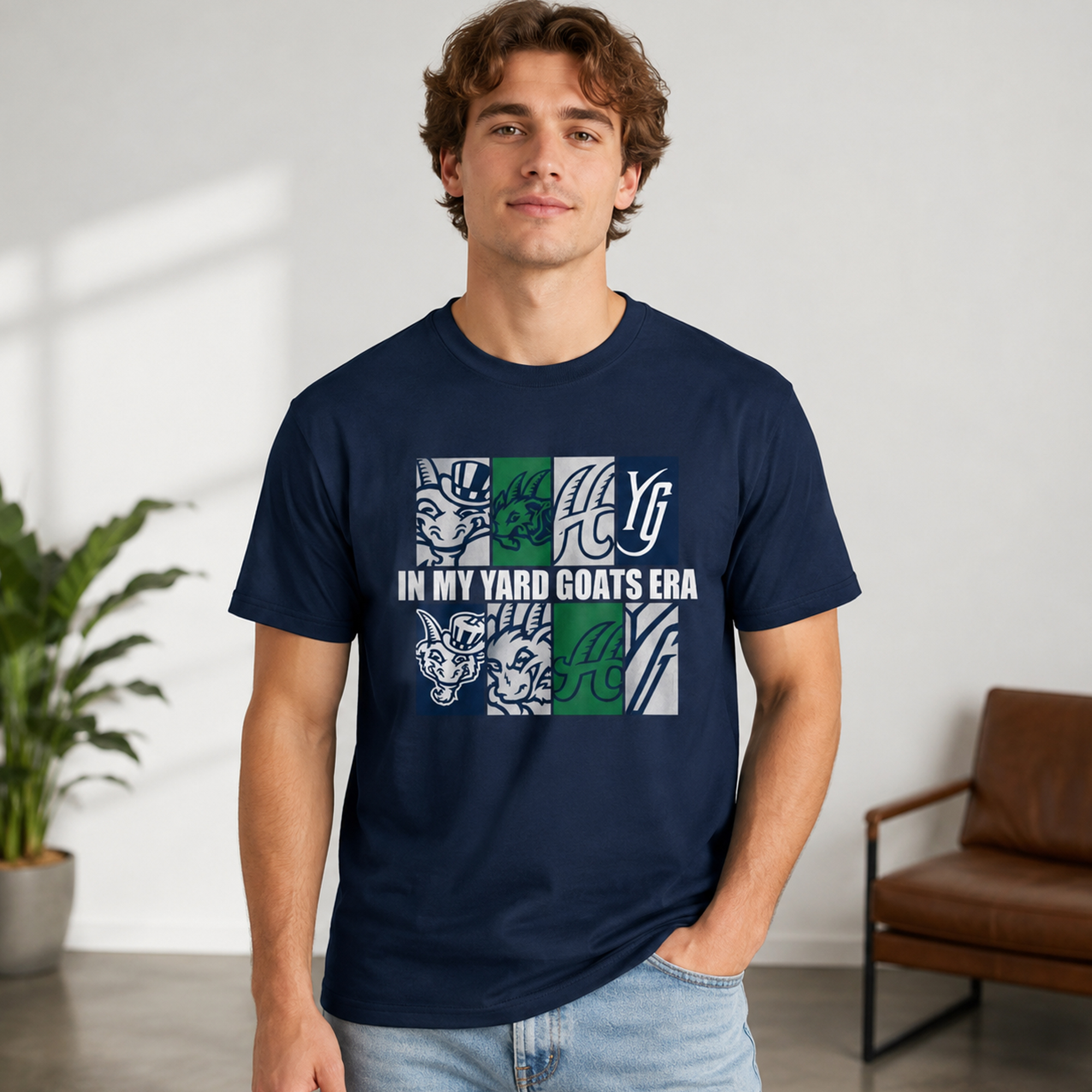 In My Yard Goats Era Shirt 2 In My Yard Goats Era Shirt - Image 2