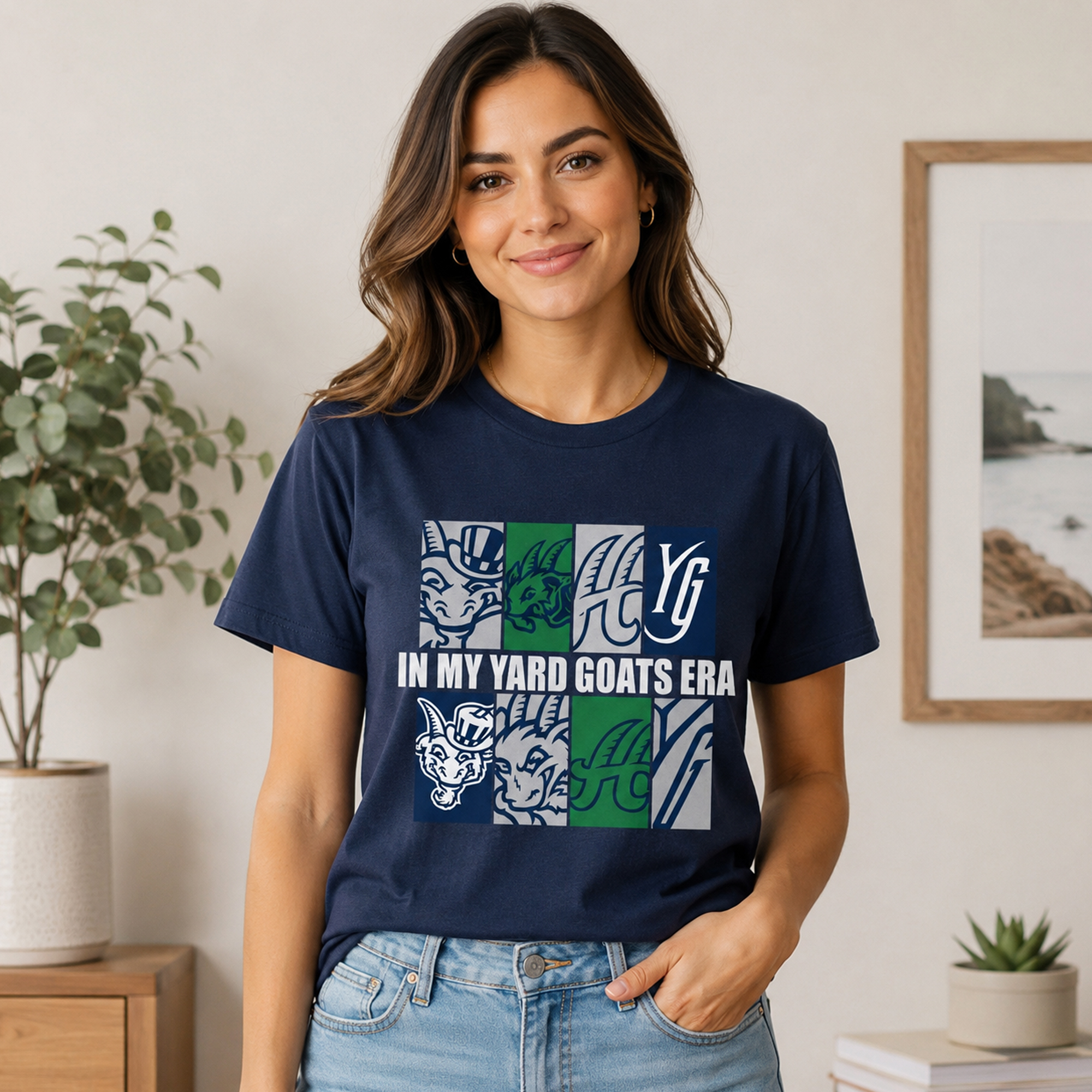 In My Yard Goats Era Shirt 3 In My Yard Goats Era Shirt - Image 3