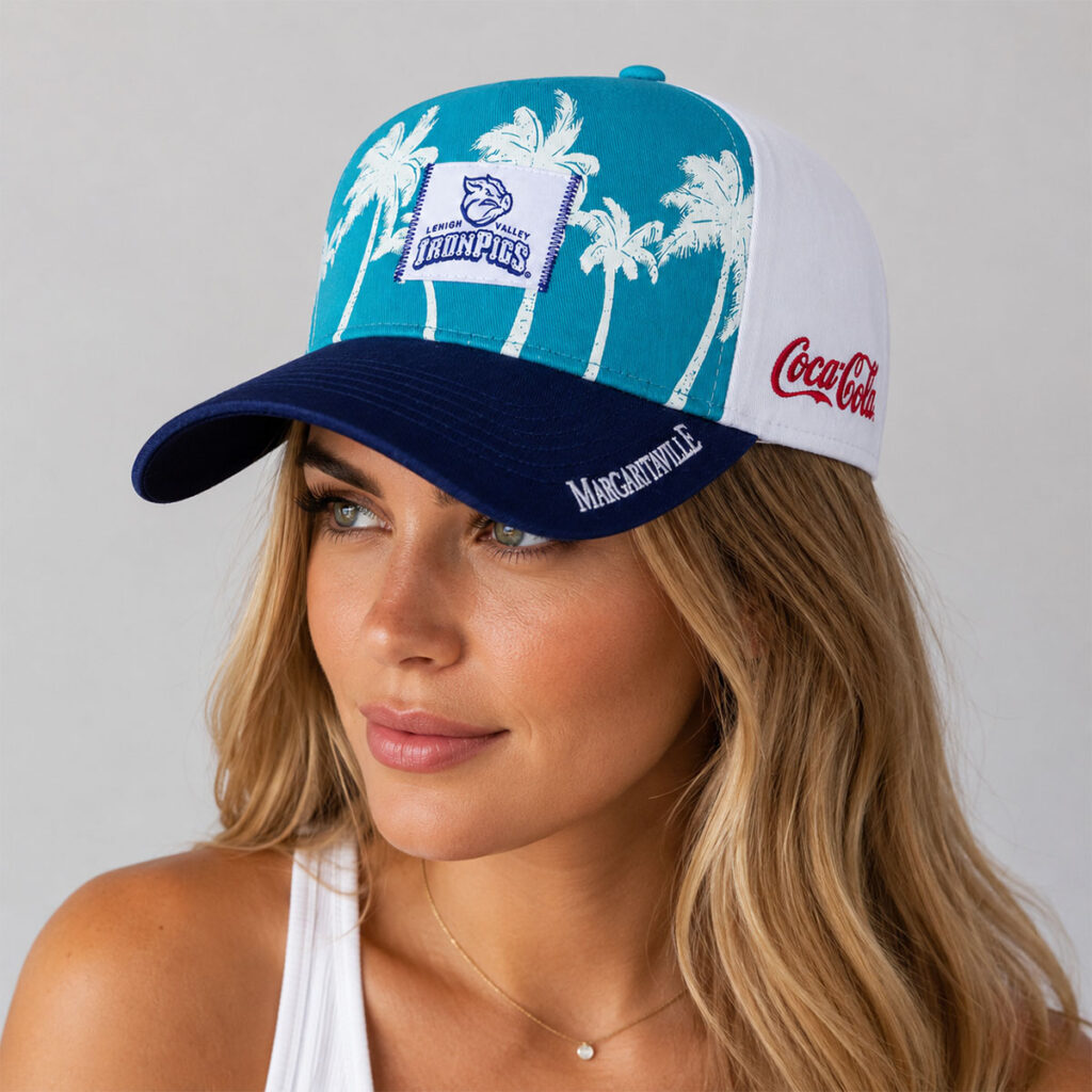 Lehigh Valley IronPigs 2026 Tropical Night Hat 11 Lehigh Valley IronPigs 2026 Tropical Night Hat 2