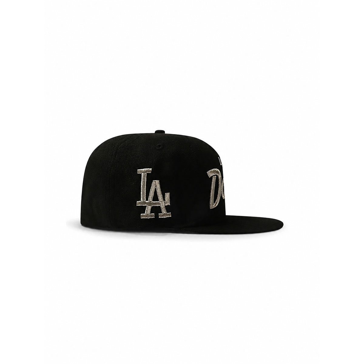 Los Angeles Dodgers Black Cream Script Snapback Hat 2 Los Angeles Dodgers Black Cream Script Snapback Hat - Image 2