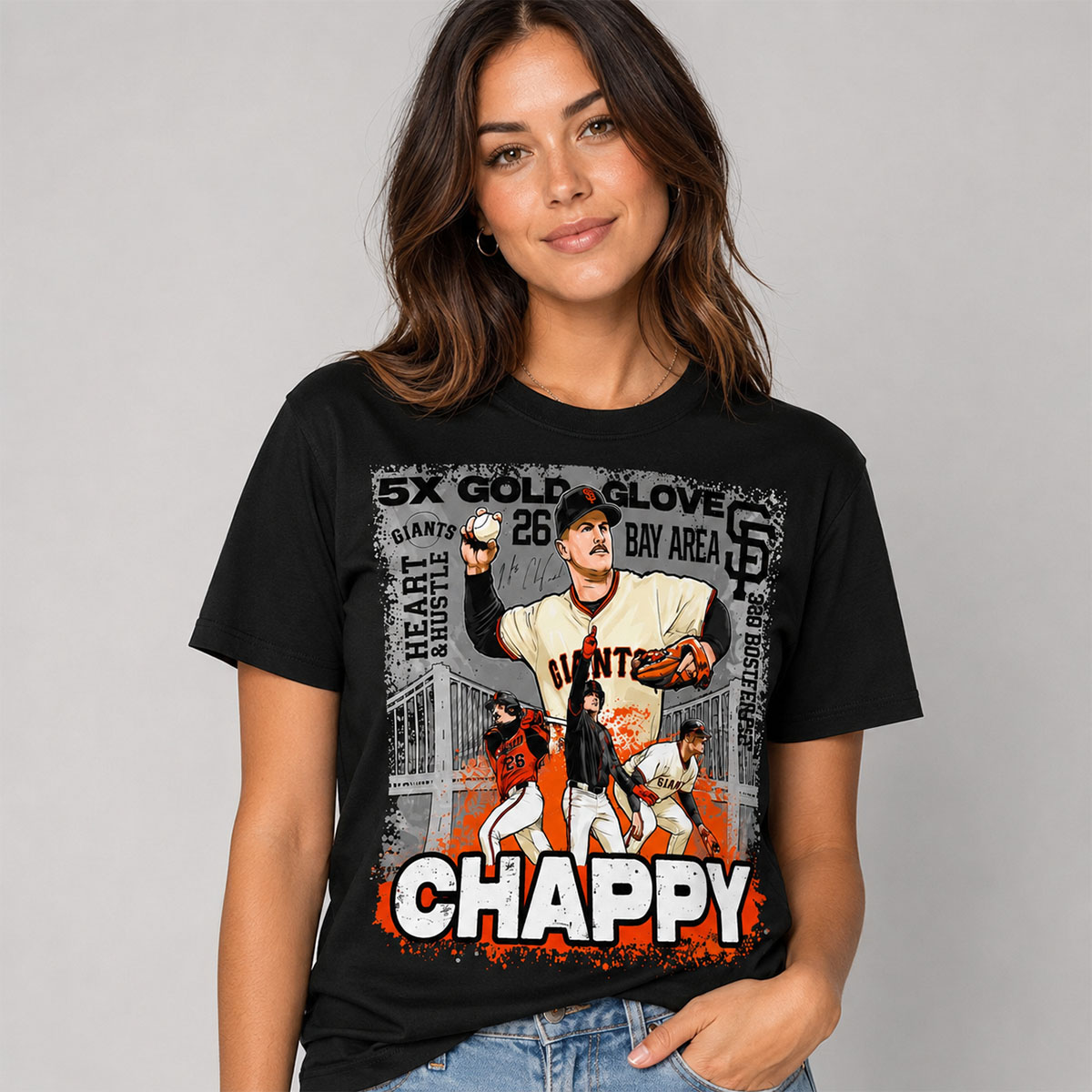 Matt Chapman 5X Gold Glove Bay Area Graphic Shirt 2026 1 Matt Chapman 5X Gold Glove Bay Area Graphic Shirt 2026