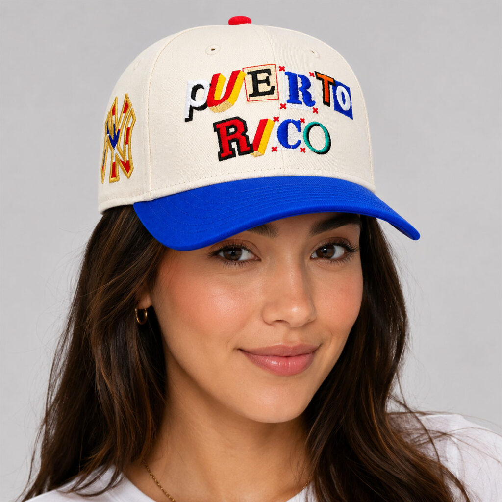 NY Puerto Rico Heritage Embroidered Hat 2026 13 NY Puerto Rico Heritage Embroidered Hat 2026 1