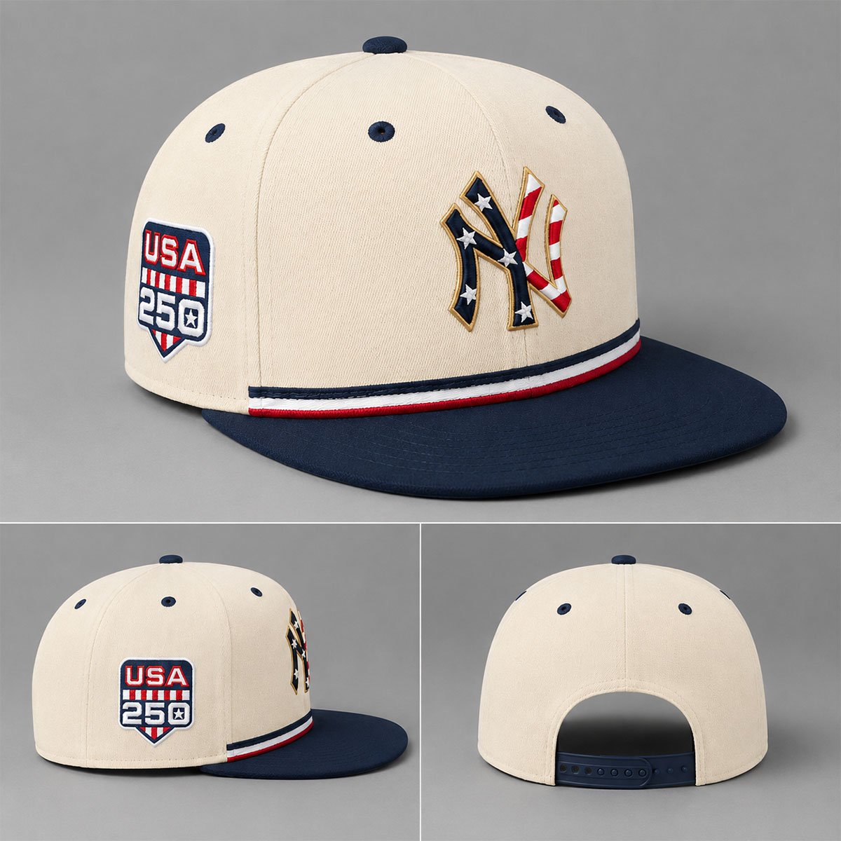 New York 2026 USA 250 Independence Day Patriotic Hat 1 New York 2026 USA 250 Independence Day Patriotic Hat