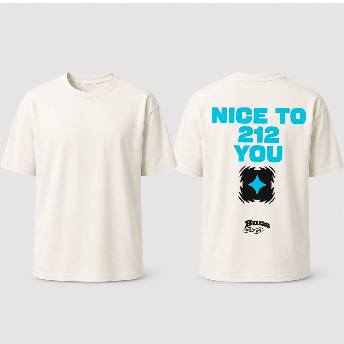 Nice To 212 You Buns Back Print Shirt 2 Nice To 212 You Buns Back Print Shirt - Image 2