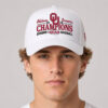 Oklahoma Sooners 2026 Baseball Champions White Hat 7 Oklahoma Sooners 2026 Baseball Champions White Hat 1