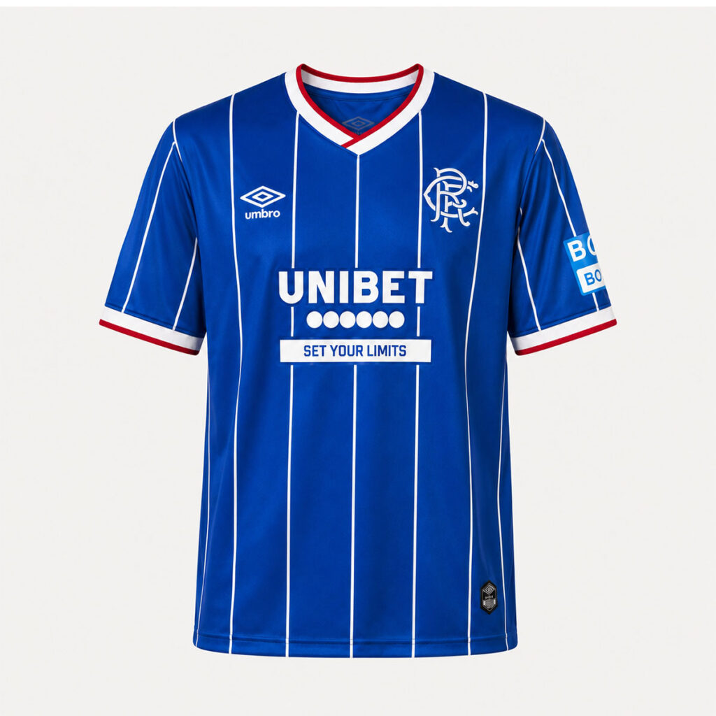 Rangers 202627 Bound By Blue Pinstripe Soccer Jersey