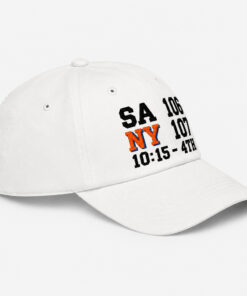 SA 81 NY 52 3rd Quarter Scoreboard Dad Hat 6 SA 81 NY 52 3rd Quarter Scoreboard Dad Hat 1