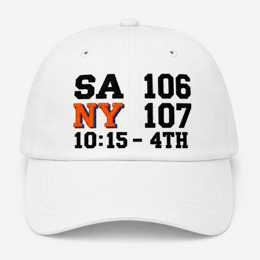 SA 81 NY 52 3rd Quarter Scoreboard Dad Hat 13 SA 81 NY 52 3rd Quarter Scoreboard Dad Hat