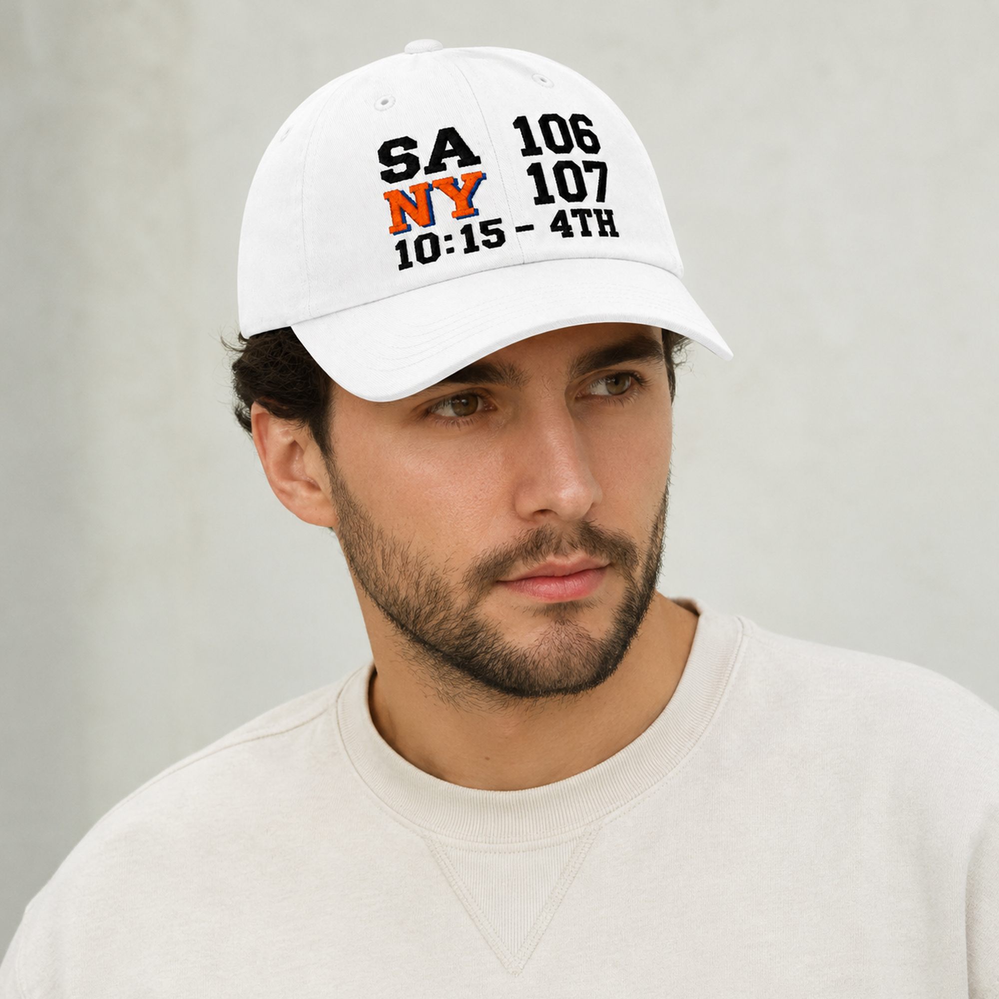 SA 81 NY 52 3rd Quarter Scoreboard Dad Hat 1 SA 81 NY 52 3rd Quarter Scoreboard Dad Hat