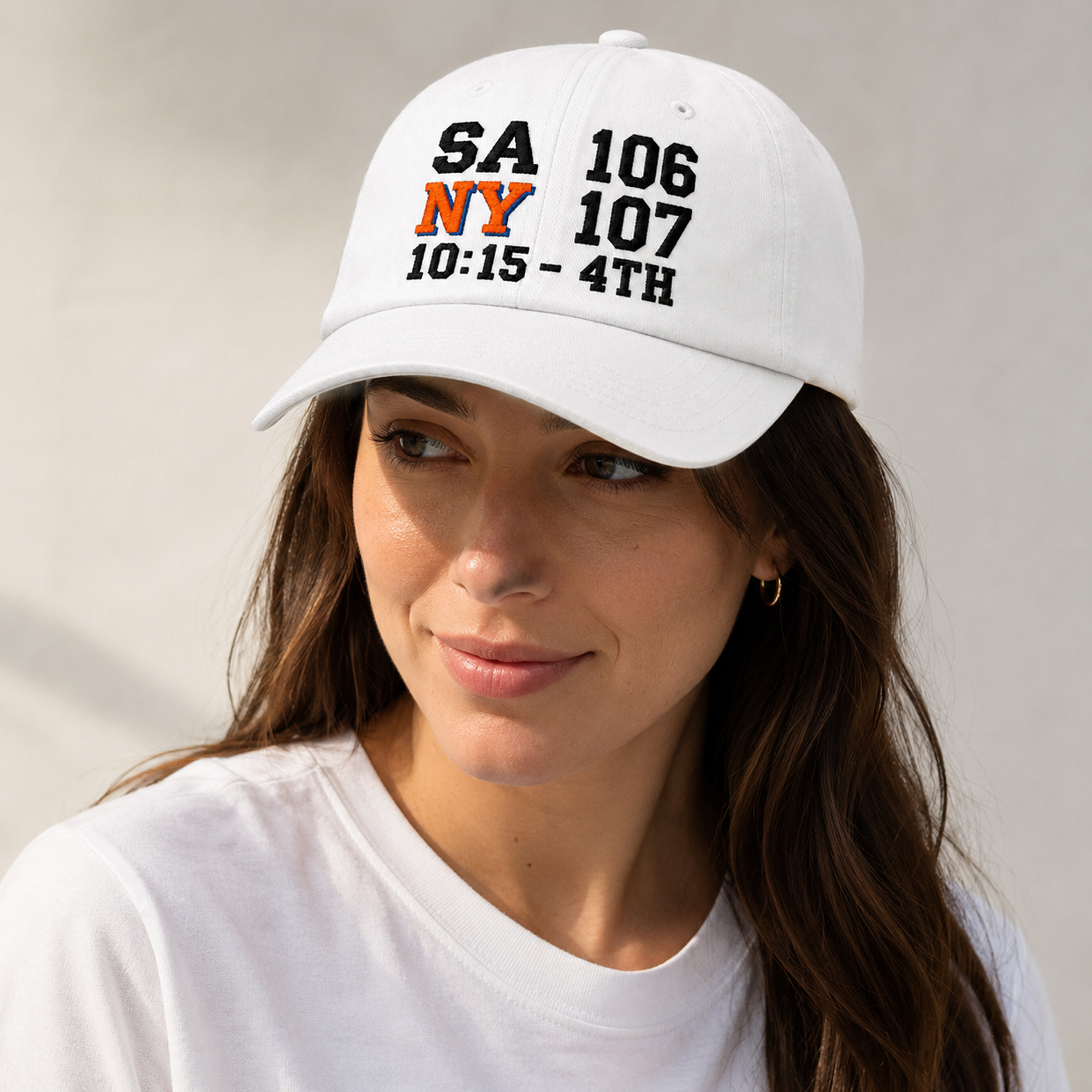 SA 81 NY 52 3rd Quarter Scoreboard Dad Hat 2 SA 81 NY 52 3rd Quarter Scoreboard Dad Hat - Image 2