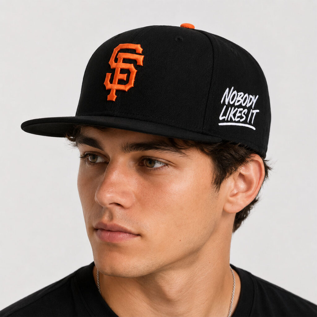 SF Giants Nobody Likes It Snapback Hat 1