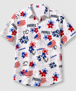 San Diego Padres 2026 Patriotic Hawaiian Shirt 1 1