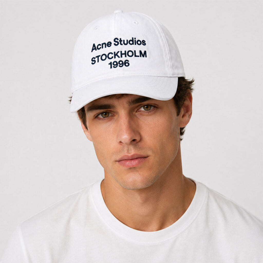 Stockholm 1996 Minimalist Embroidered Hat 2
