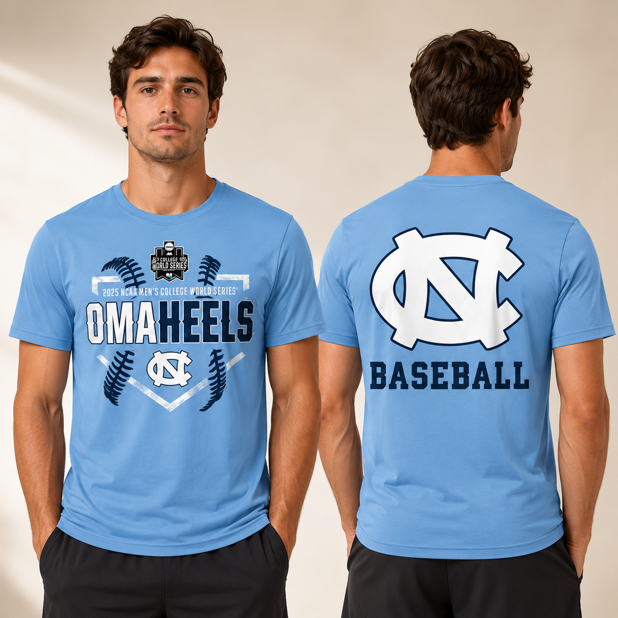Tar Heels 2026 College World Series Omaheels Shirt 2 Tar Heels 2026 College World Series Omaheels Shirt - Image 2