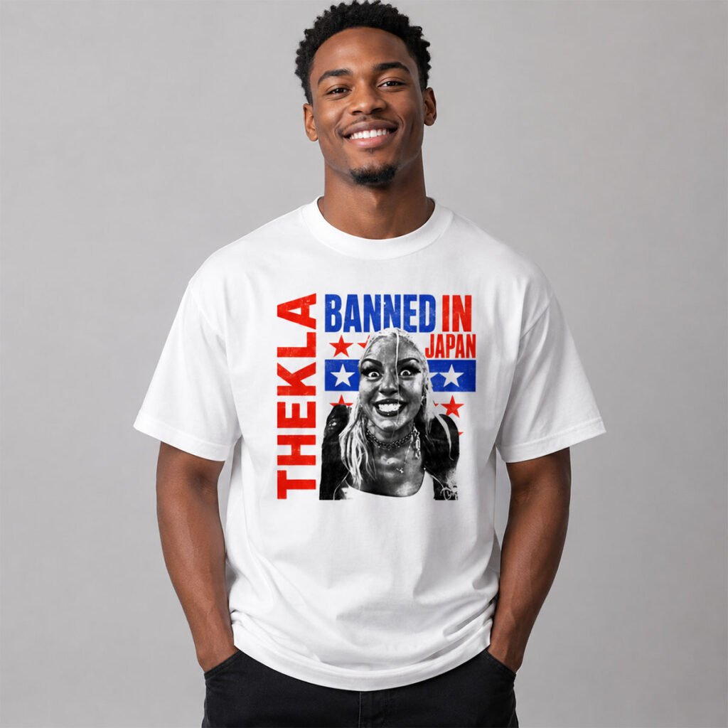 Thekla Banned In Japan Wrestling Shirt