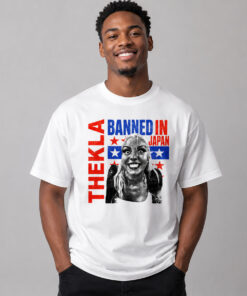 Thekla Banned In Japan Wrestling Shirt