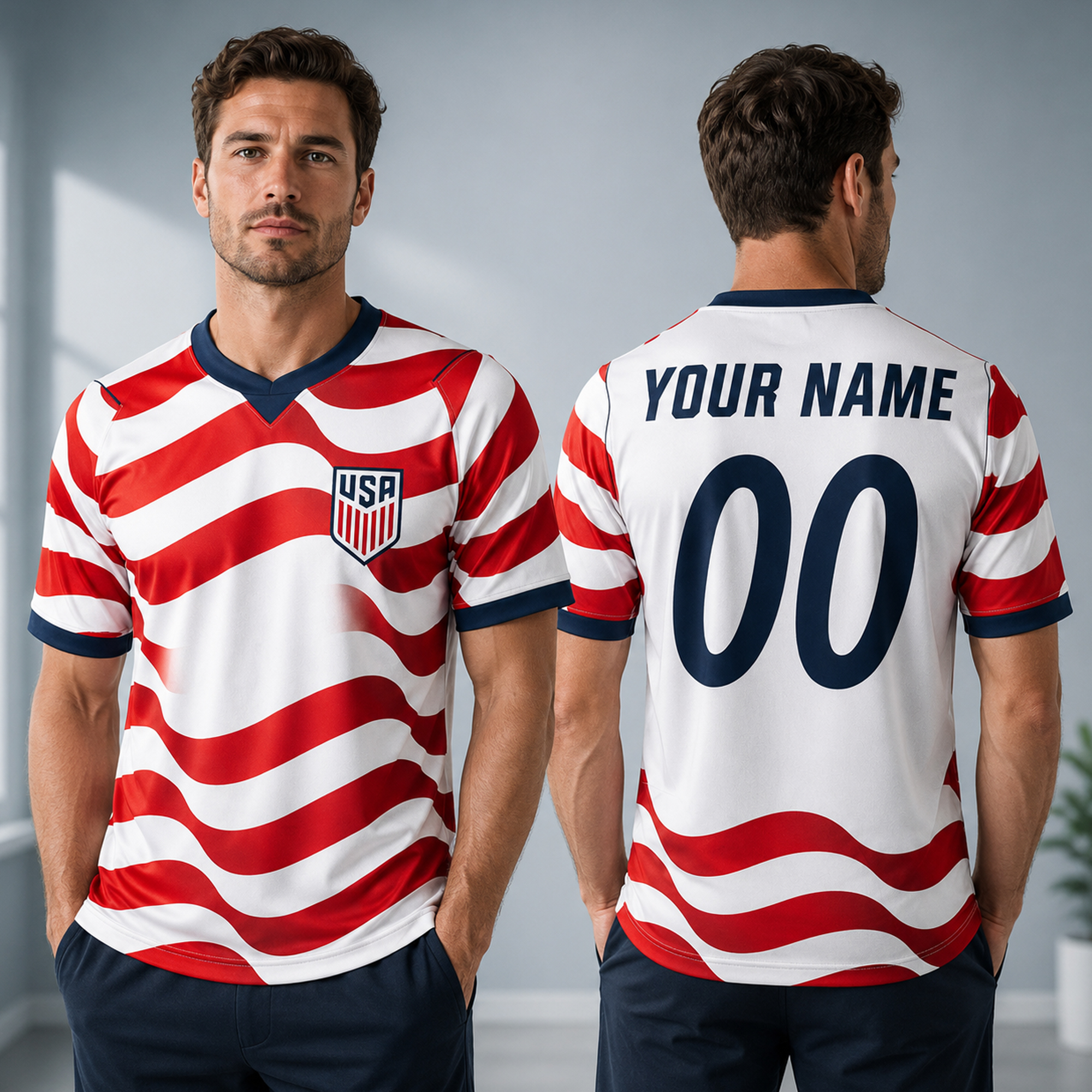 United States FIFA World Cup 2026 Custom Jersey 1 United States FIFA World Cup 2026 Custom Jersey