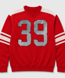 Zendaya Berlin 39 Red Varsity Sweatshirt