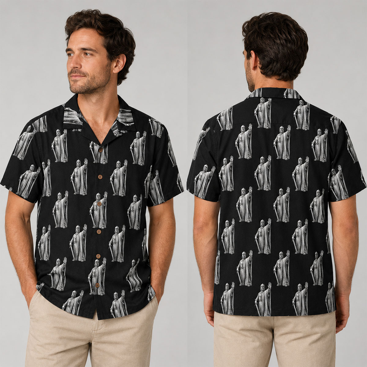 Argonath Hawaiian Shirt 2 Argonath Hawaiian Shirt - Image 2