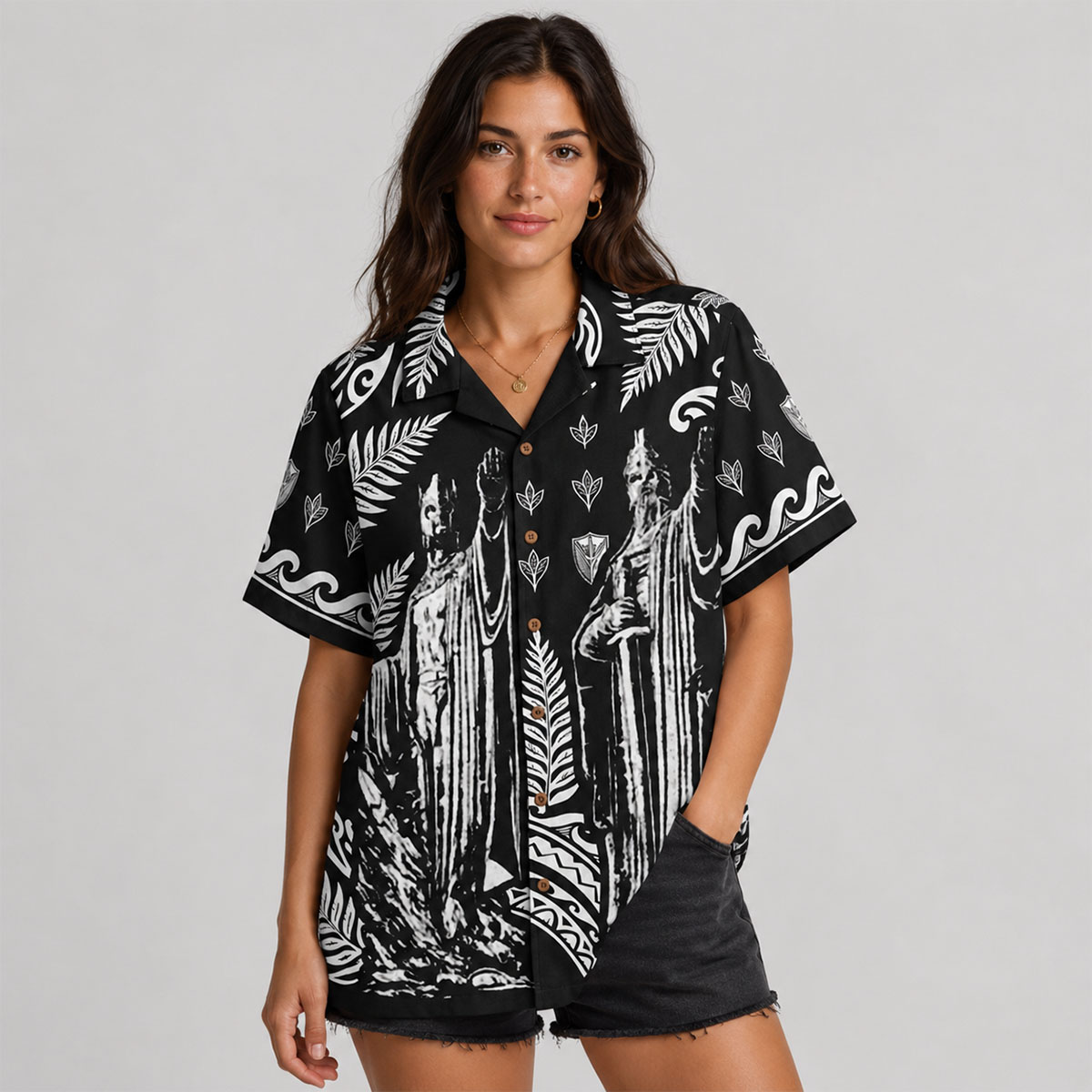 Argonath LOTR Hawaiian Shirt 2 Argonath LOTR Hawaiian Shirt - Image 2
