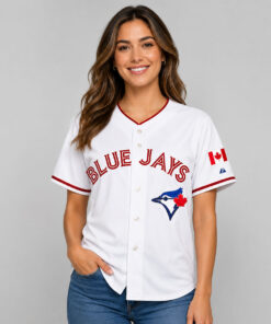 Blue Jays Canada Day White Home Jersey 2026 7 Blue Jays Canada Day White Home Jersey 2026 1