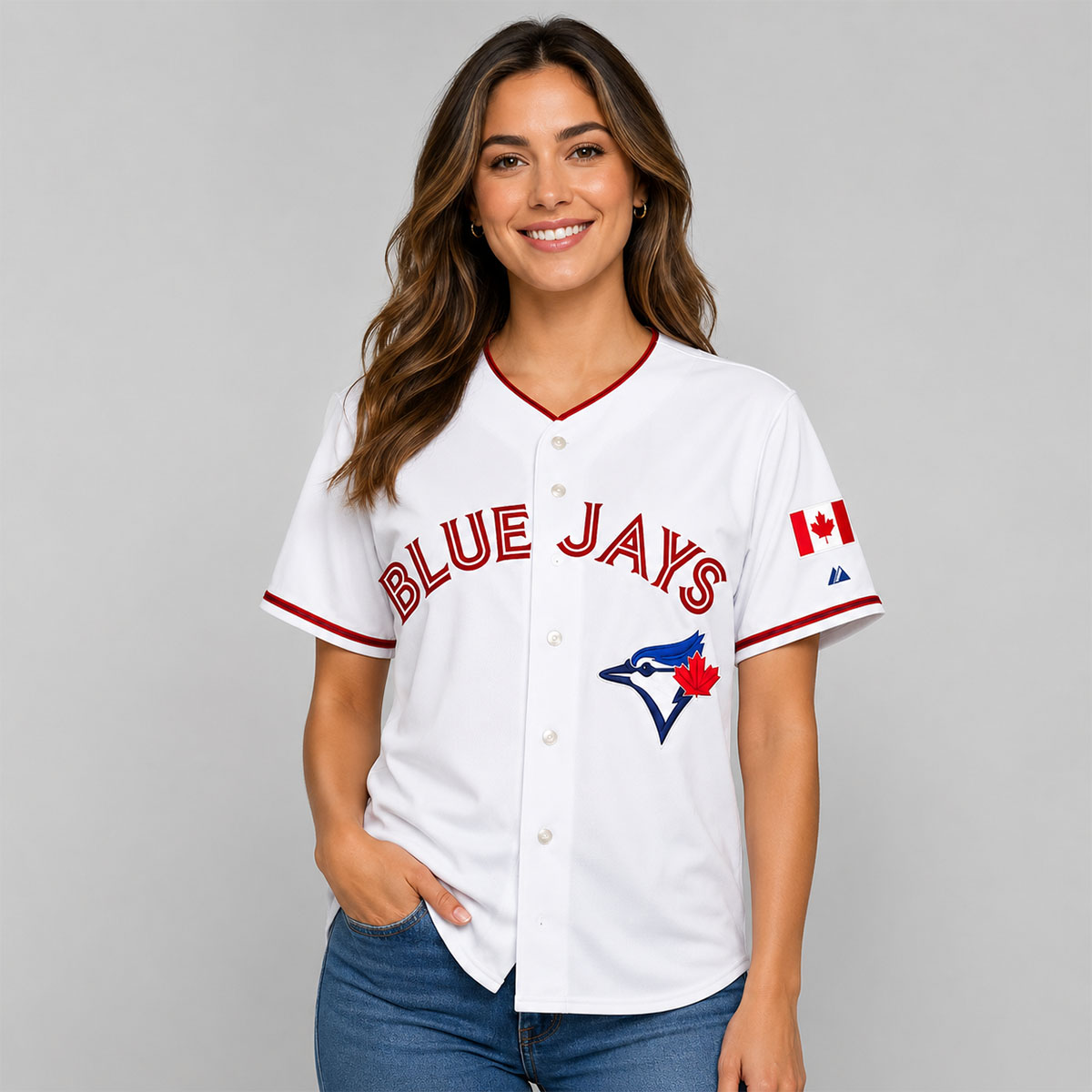 Blue Jays Canada Day White Home Jersey 2026 4 Blue Jays Canada Day White Home Jersey 2026 - Image 4