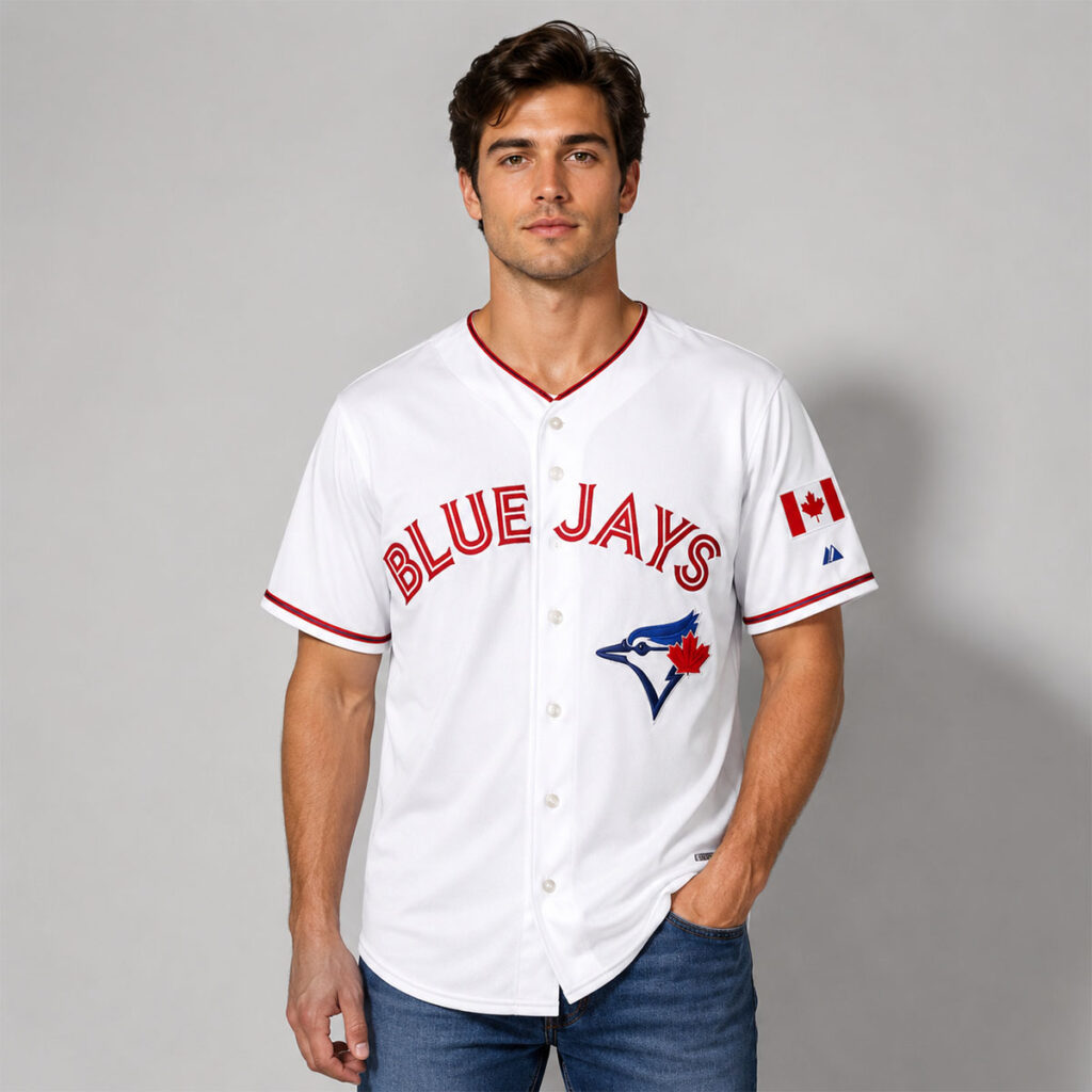 Blue Jays Canada Day White Home Jersey 2026 13 Blue Jays Canada Day White Home Jersey 2026 4