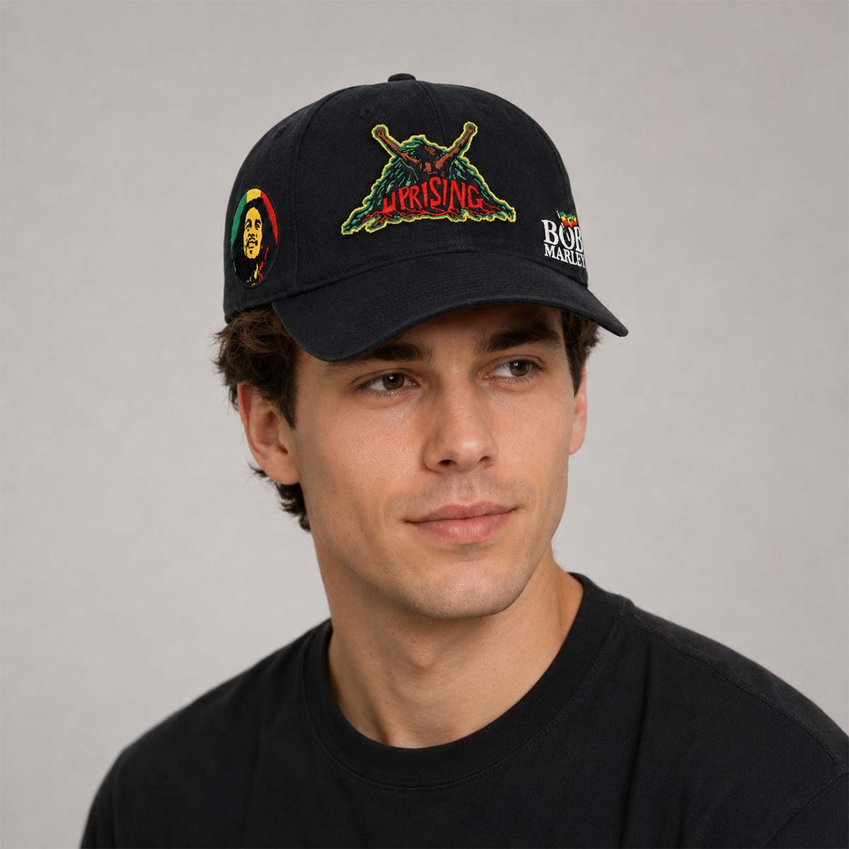 Bob Marley Uprising Soul Rebel A-Frame Hat 3 Bob Marley Uprising Soul Rebel A-Frame Hat - Image 3