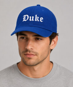 Duke Gothic Letter Blue Hat 5 Duke Gothic Letter Blue Hat 1