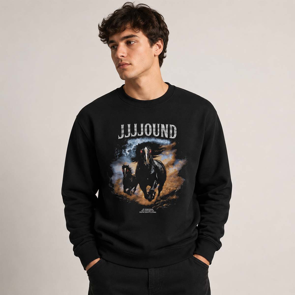 JJJJound Horse Graphic 90s Shirt 4 JJJJound Horse Graphic 90s Shirt - Image 4