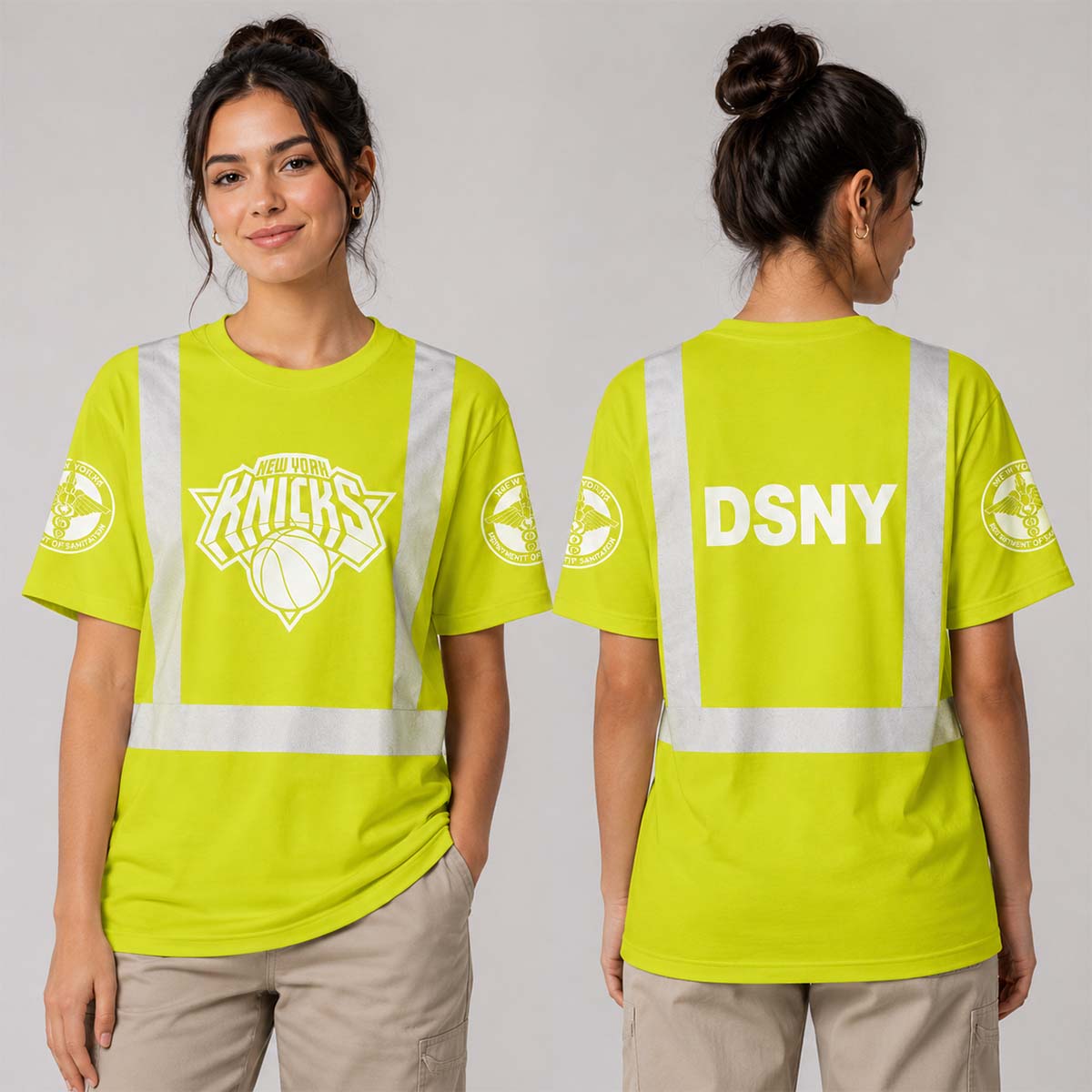 NY Knicks DSNY Parade Shirt 2026 3 NY Knicks DSNY Parade Shirt 2026 - Image 3