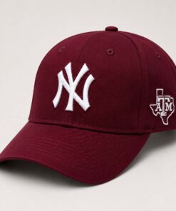 NY Yankees Texas AM Aggies Hat 2026 4