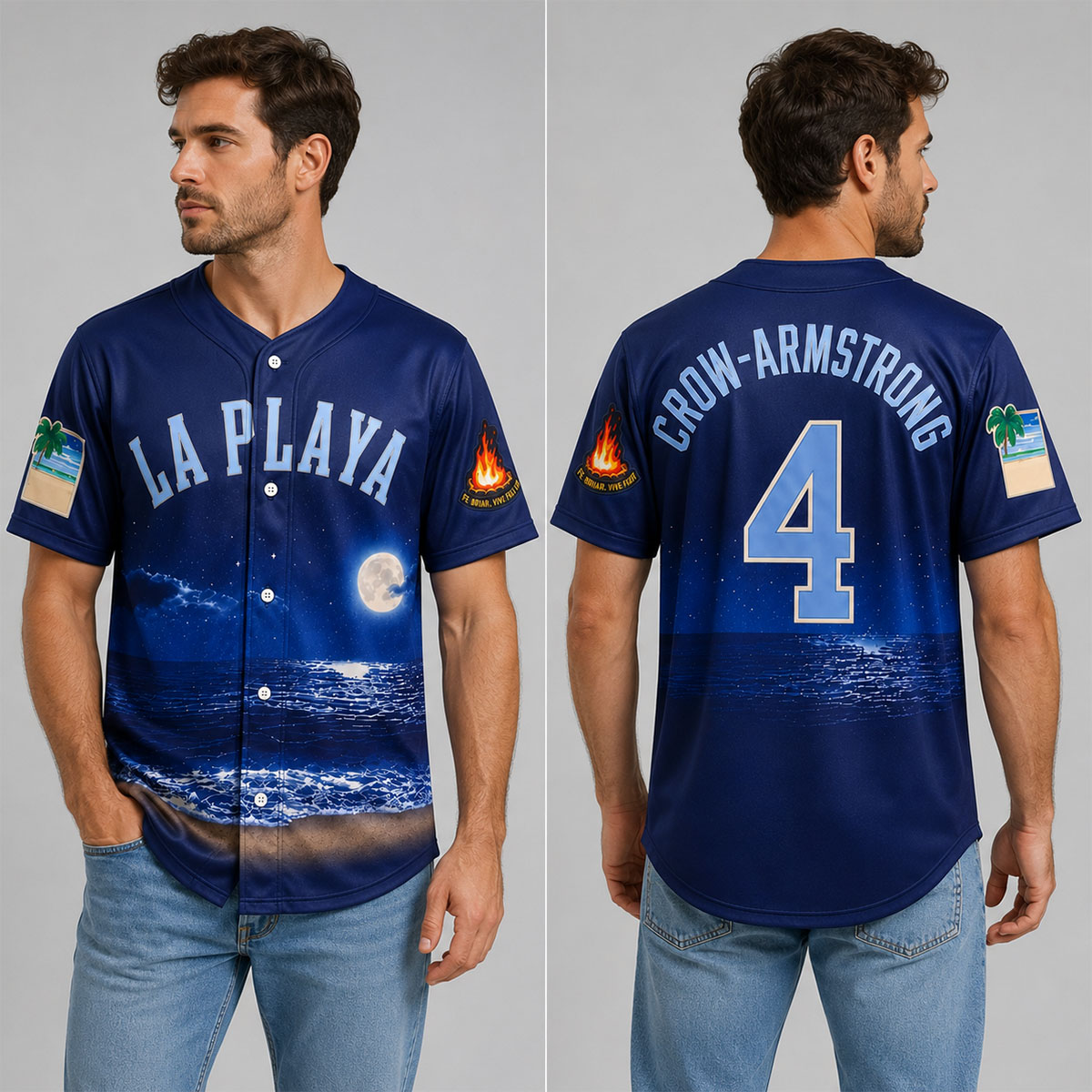 Pete Crow-Armstrong La Playa 2026 Jersey 1 Pete Crow-Armstrong La Playa 2026 Jersey
