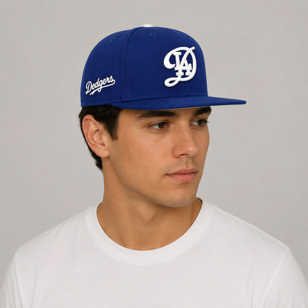 Rob Kardashian Dodgers Blue City Connect Hat 2026 2