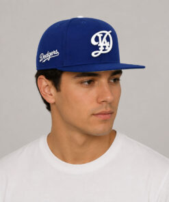 Rob Kardashian Dodgers Blue City Connect Hat 2026 2