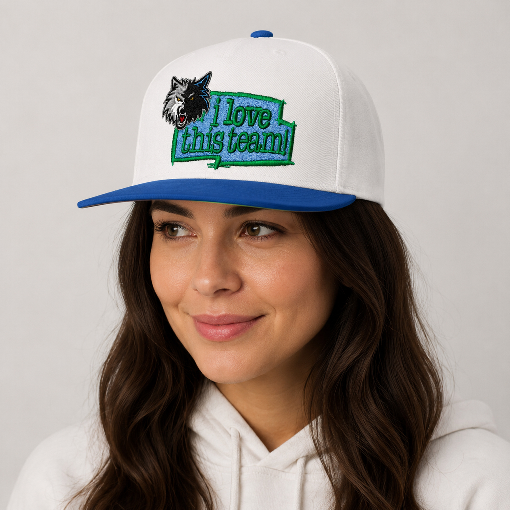 Timberwolves I Love This Team Hat 2 Timberwolves I Love This Team Hat - Image 2