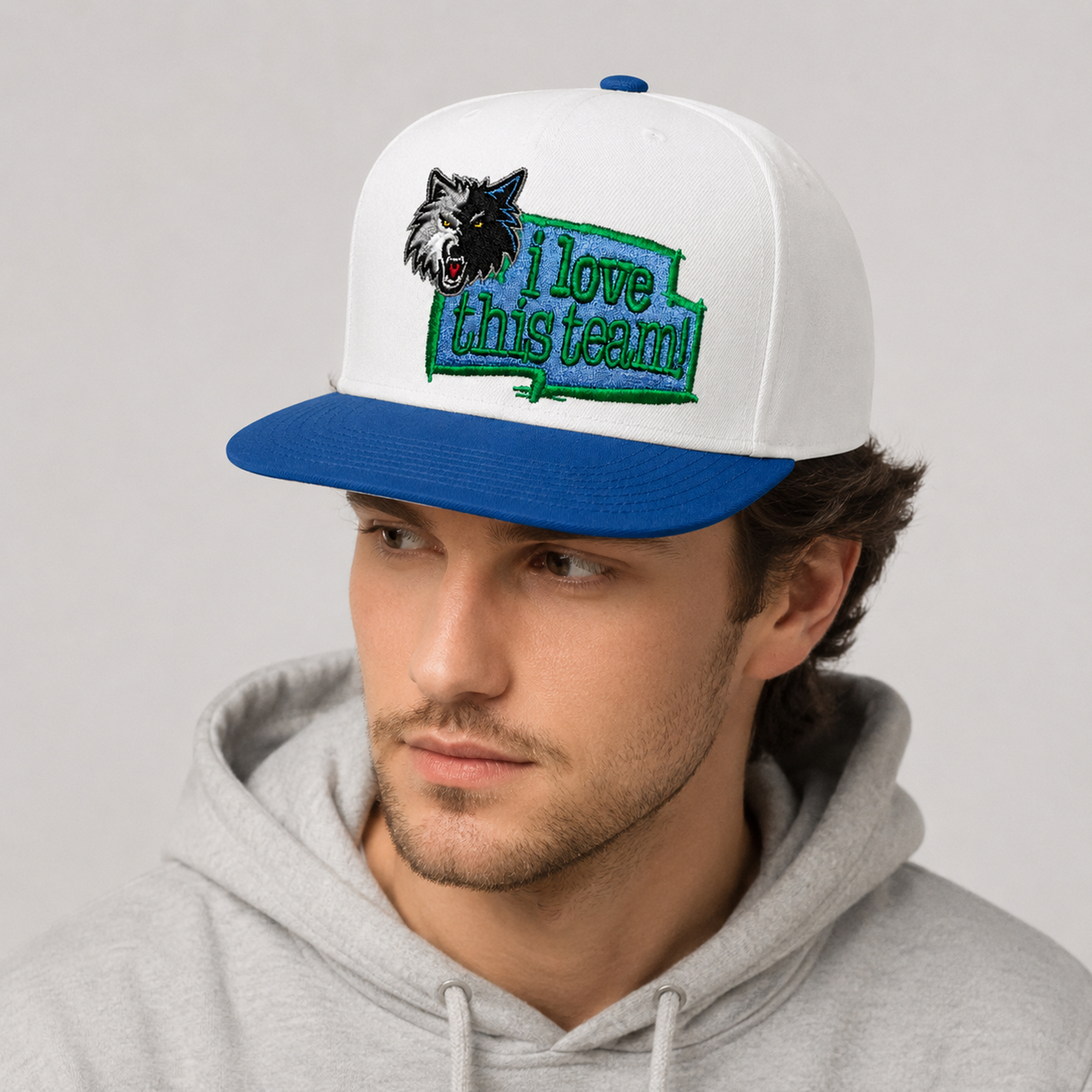 Timberwolves I Love This Team Hat 3 Timberwolves I Love This Team Hat - Image 3