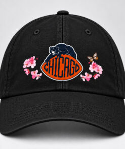 ASSC x Chicago Bears Cherry Blossom Embroidered Hat 7 ASSC x Chicago Bears Cherry Blossom Embroidered Hat 2