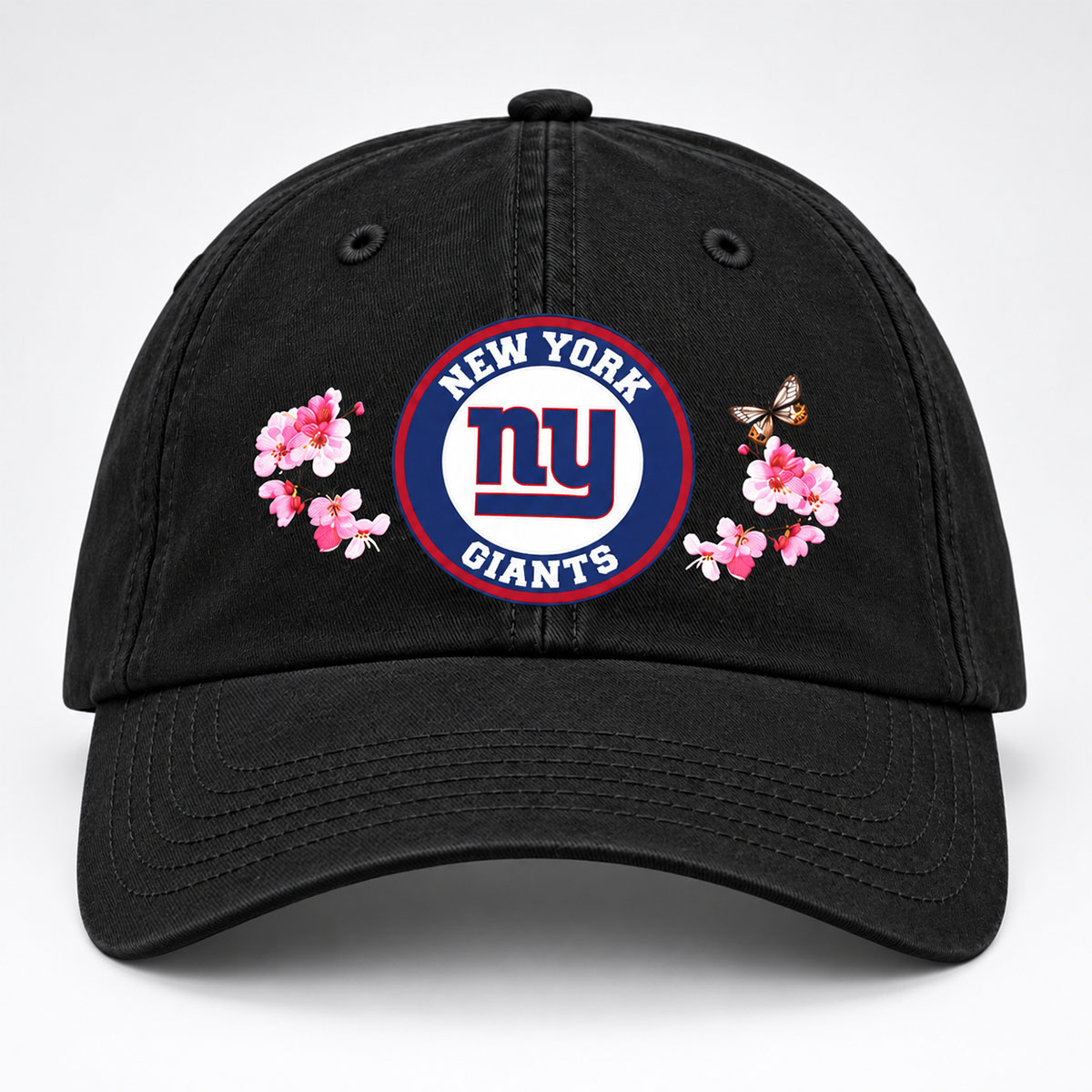 ASSC x New York Giants Cherry Blossom Embroidered Hat 4 ASSC x New York Giants Cherry Blossom Embroidered Hat - Image 4