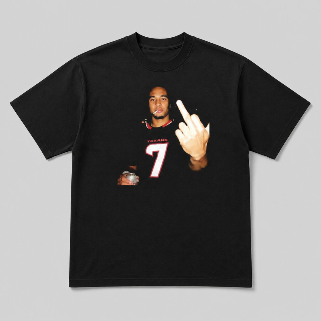 C J Stroud Smoking Finger Middle T-Shirts 9 C J Stroud Smoking Finger Middle T Shirts