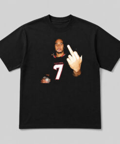 C J Stroud Smoking Finger Middle T-Shirts