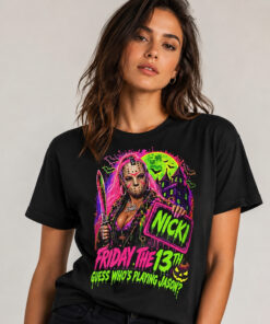 Nicki Friday The 13th Guess Whos Playing Jason T Shirt